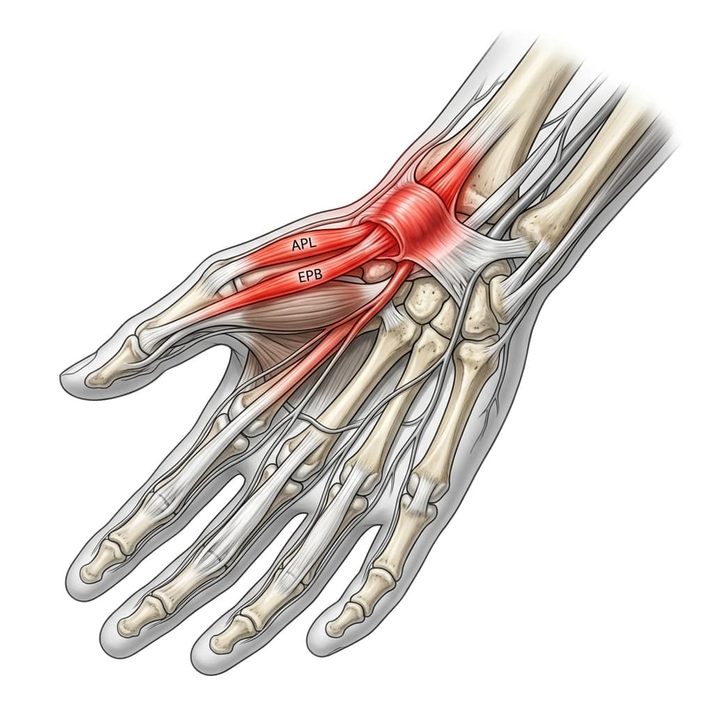 Procedimiento médico de Tendinitis de 'De Quervain'